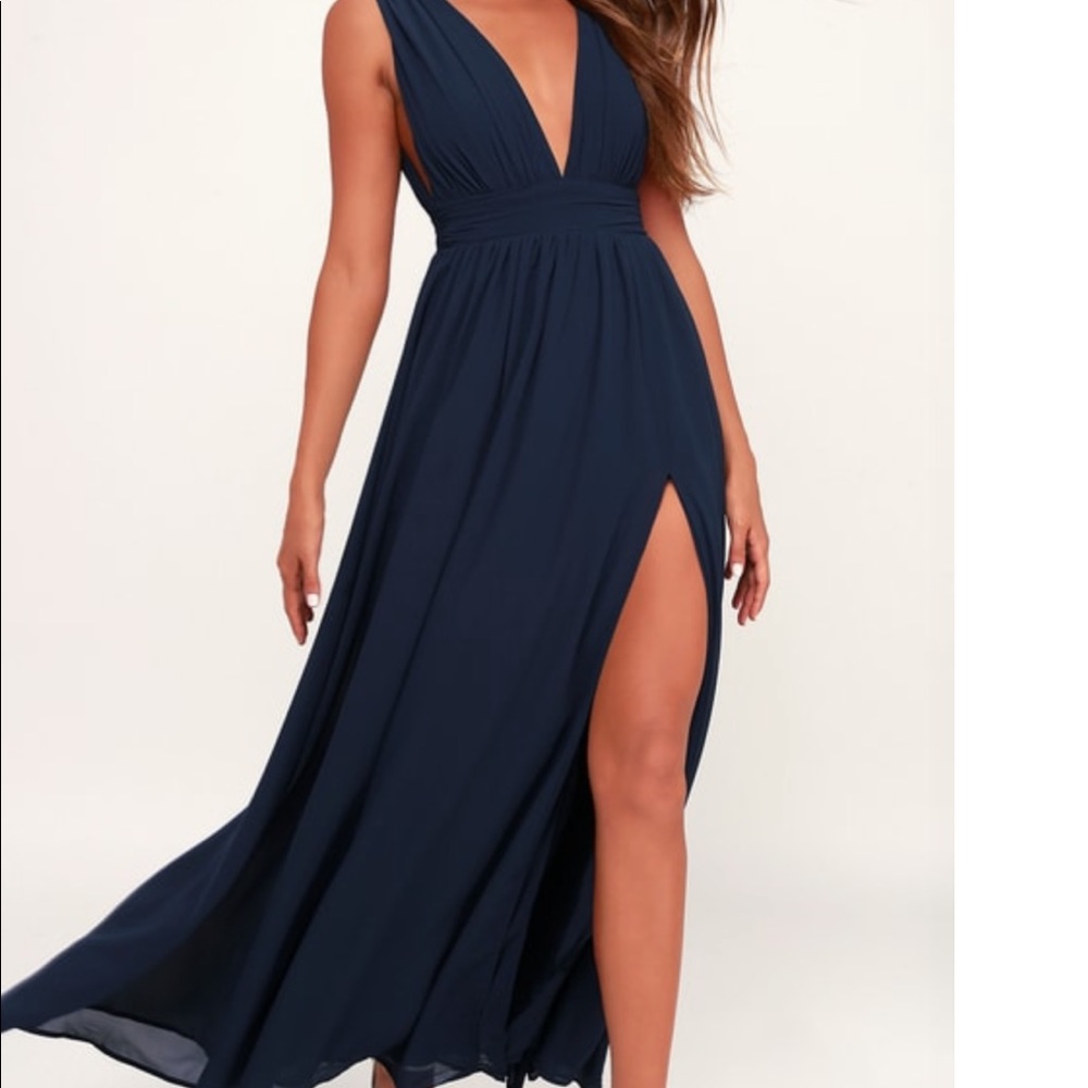 Navy formal dress